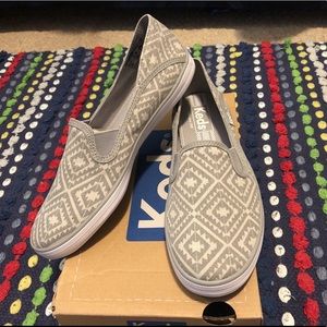 Keds Crashback slip on- tribal grey NIB - youth 3